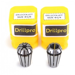 Drillpro 2pcs ER11 1/4\