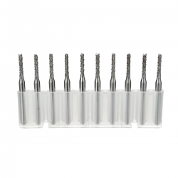 Drillpro 3.175mm Shank 2mm Carbide End Mill Engraving Bits