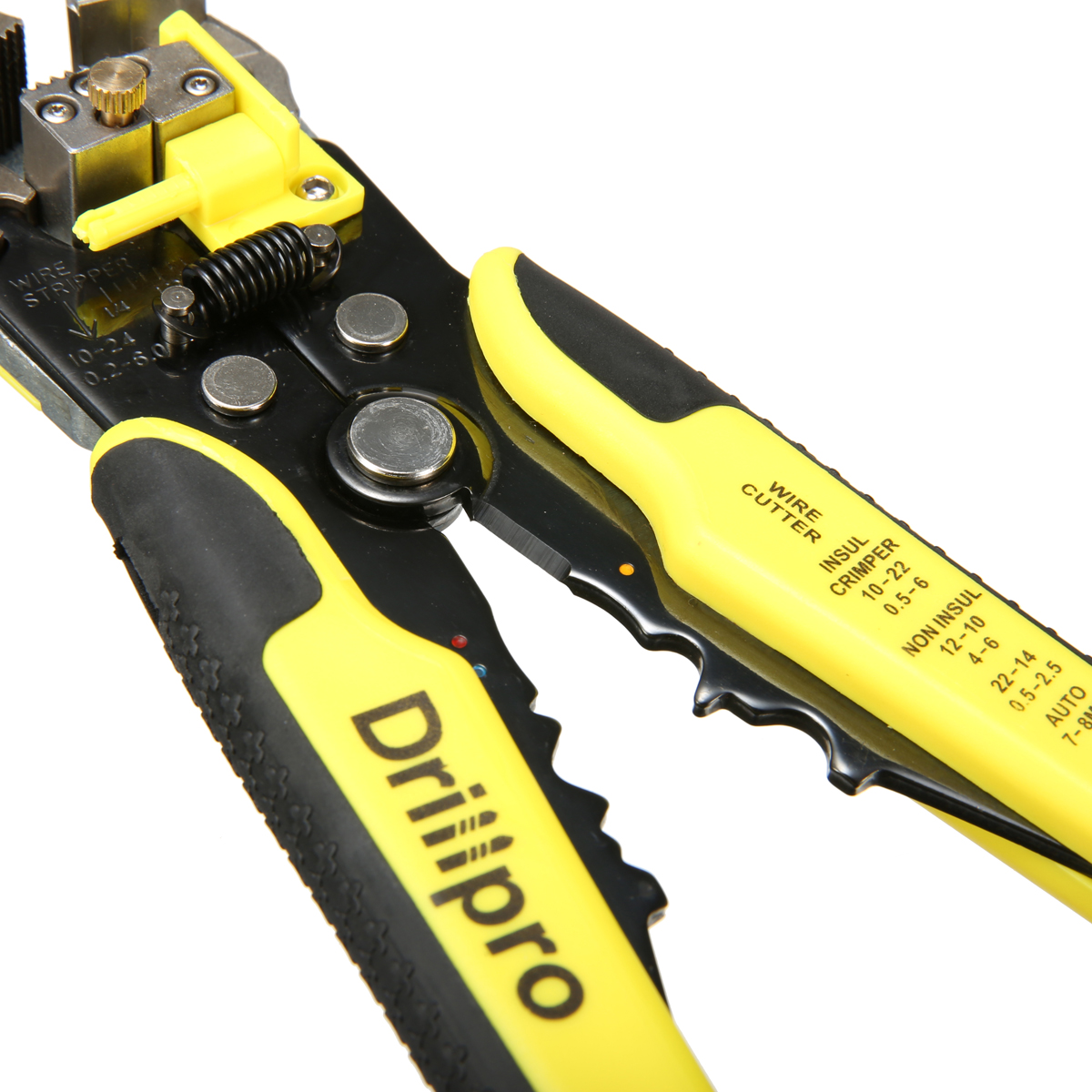 Automatic Multi-Gauge Adjustable Wire Cable Stripper & Cutter up to 10 AWG Wire 